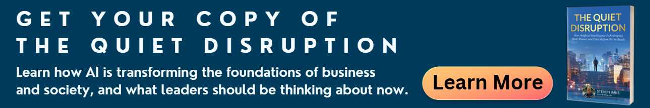 The Quite Disruption Book Ad