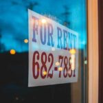 Office For Rent Sign In Window