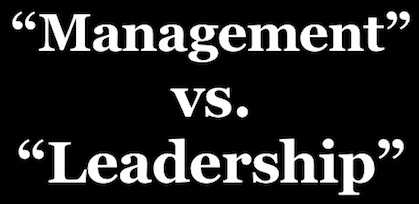 Management vs. Leadership