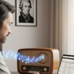 Man listening to music