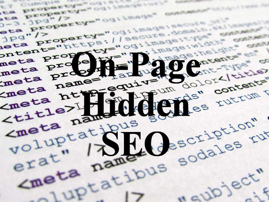 On-Page Hidden SEO