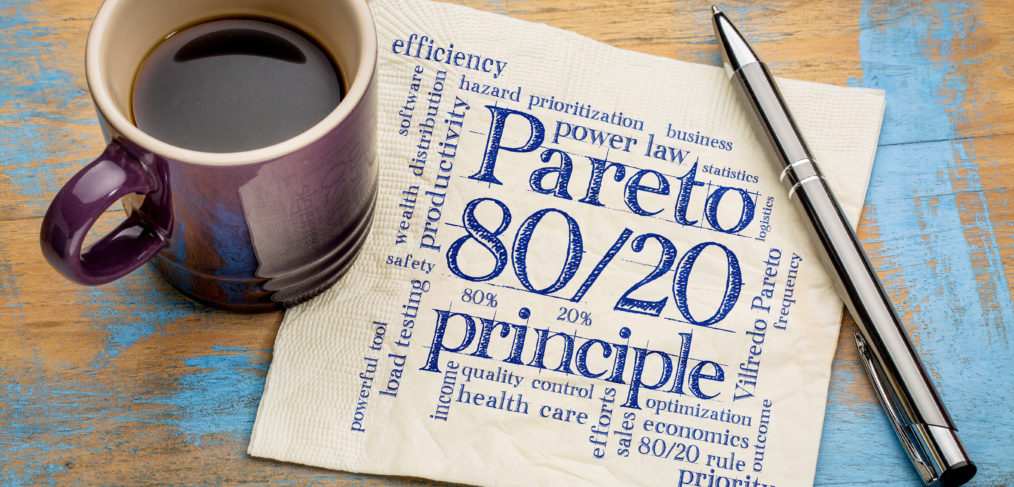 Pareto 80/20 principle