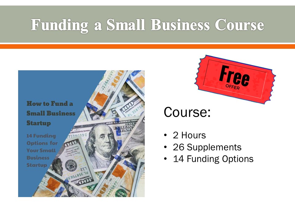 Free funding Course