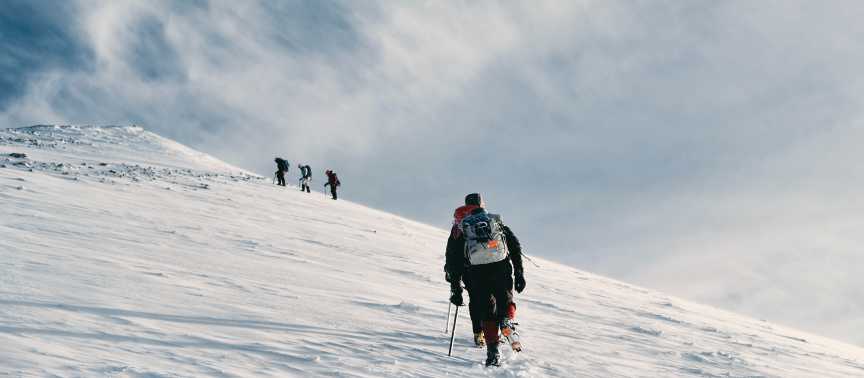 Mountain Climbing Requires Grit