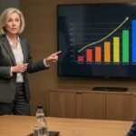 Woman doing a presentation