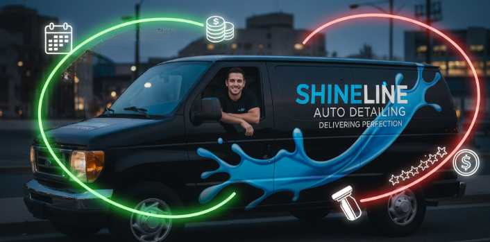 Auto Detailing Van with Causal Loops