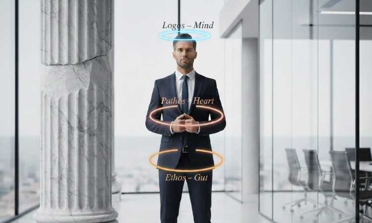 Representation of Logos Pathos and Ethos