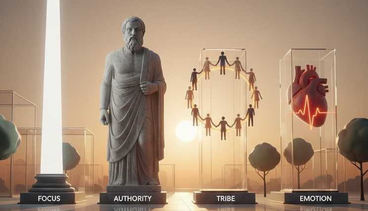 Image symbolizing FATE: Focus, Authority, Tribe, and Emotion