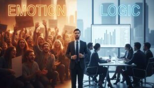 Depictions of emotion vs logic