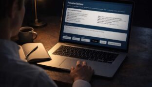 Manu using PrivateAdvisor App