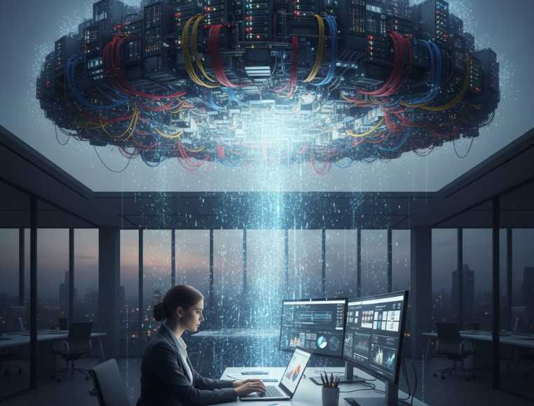 AI sucking content out of a computer