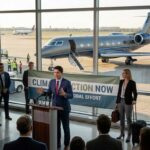 The Attention Game Is Over - Why Reputation Is the New Currency of Business A politician arguing climate change before entering his own private jet